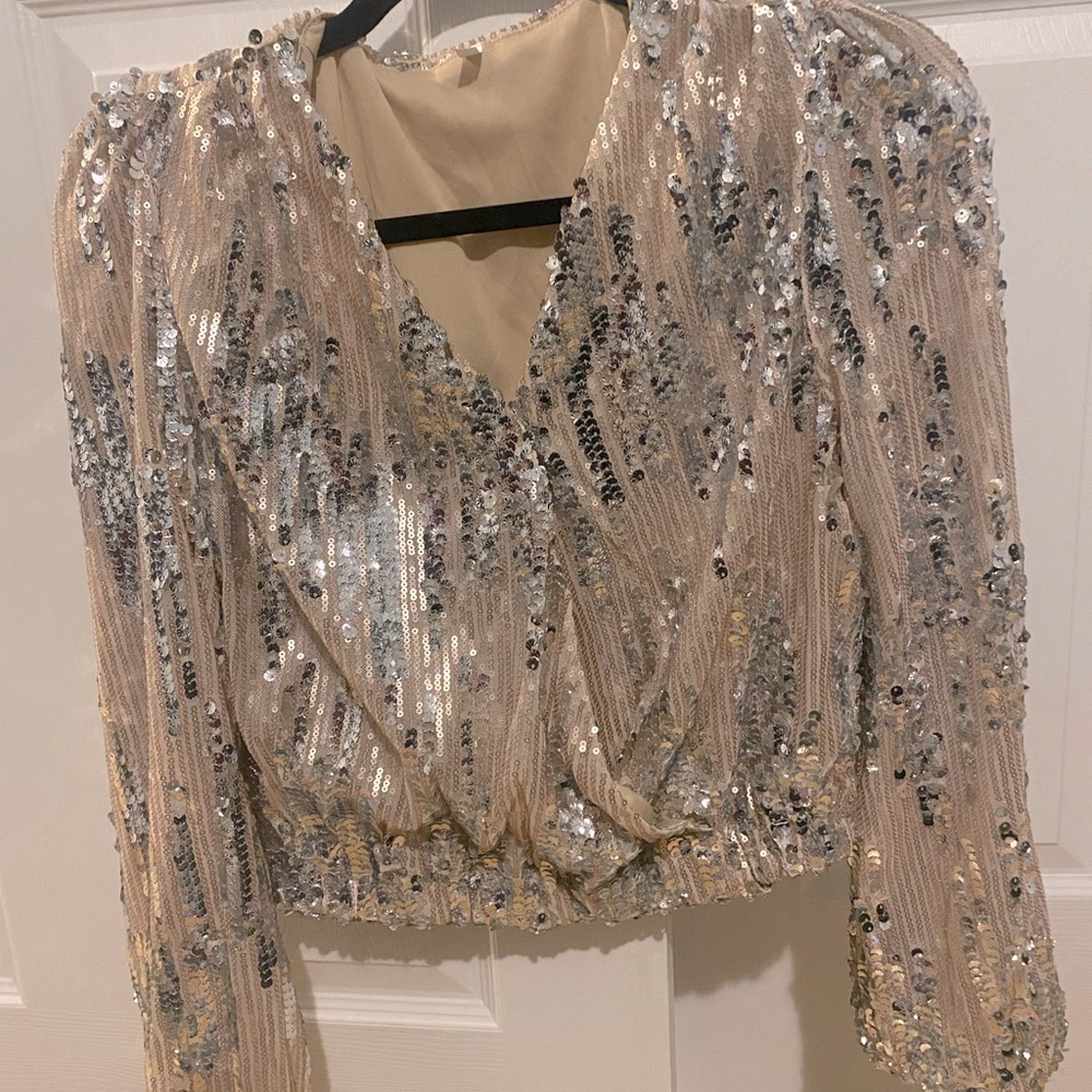 Sequin top